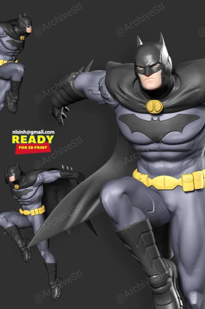 DC 蝙蝠侠(Batman) 3D打印图纸